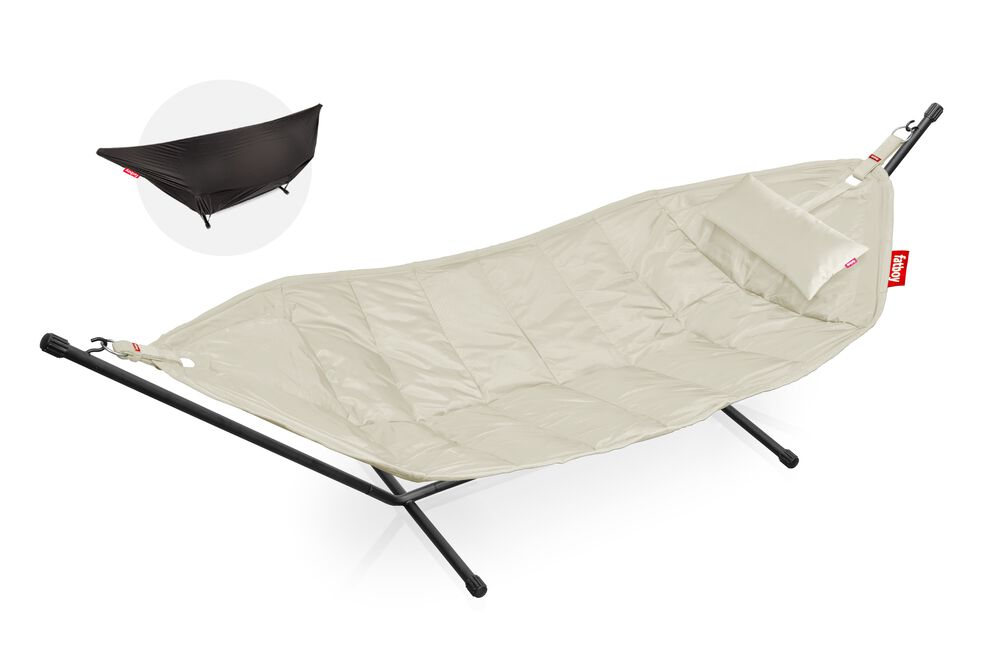 Fatboy Headdemock Deluxe Hamac Outdoor avec structure, têtière et housse de protection