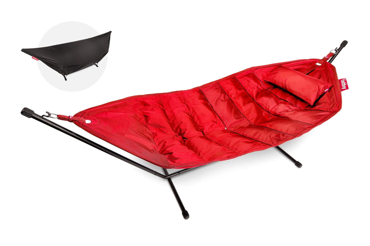 Fatboy Headdemock Deluxe Hamac Outdoor avec structure et têtière Red Polyester