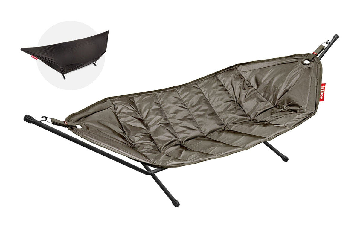 Fatboy Headdemock Hamac Outdoor avec structure Taupe Polyester