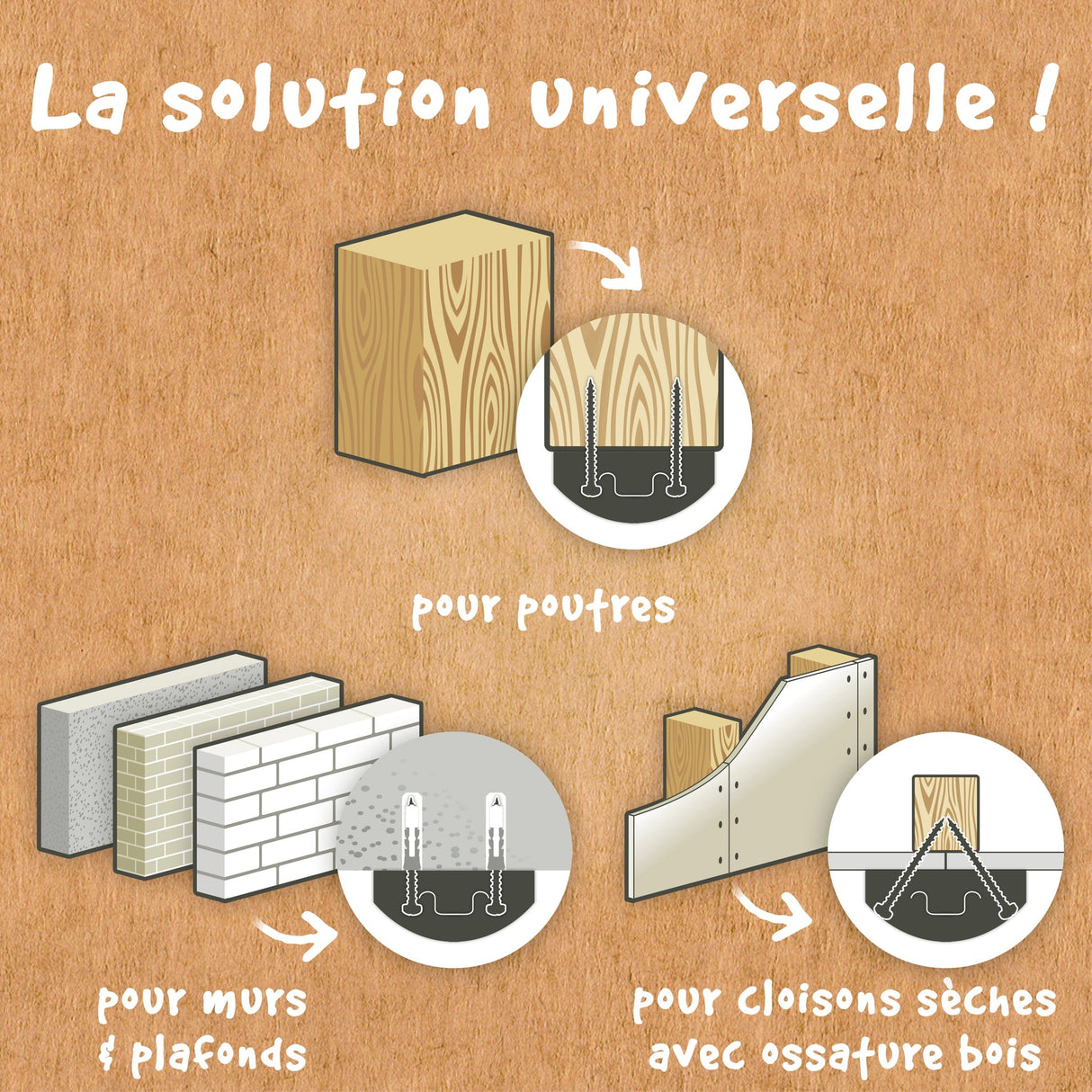 La Siesta CasaMount Kit de fixation pour hamacs