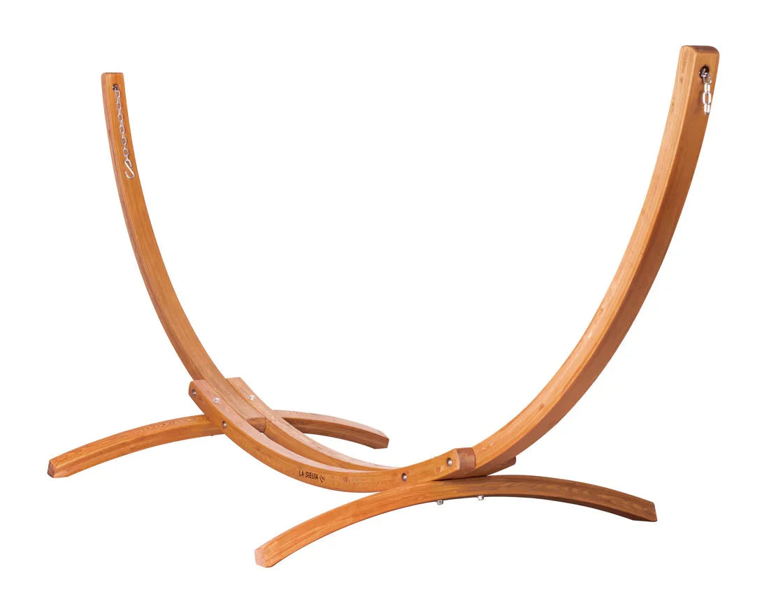 La Siesta Maera Support en bois eucalyptus pour hamacs doubles