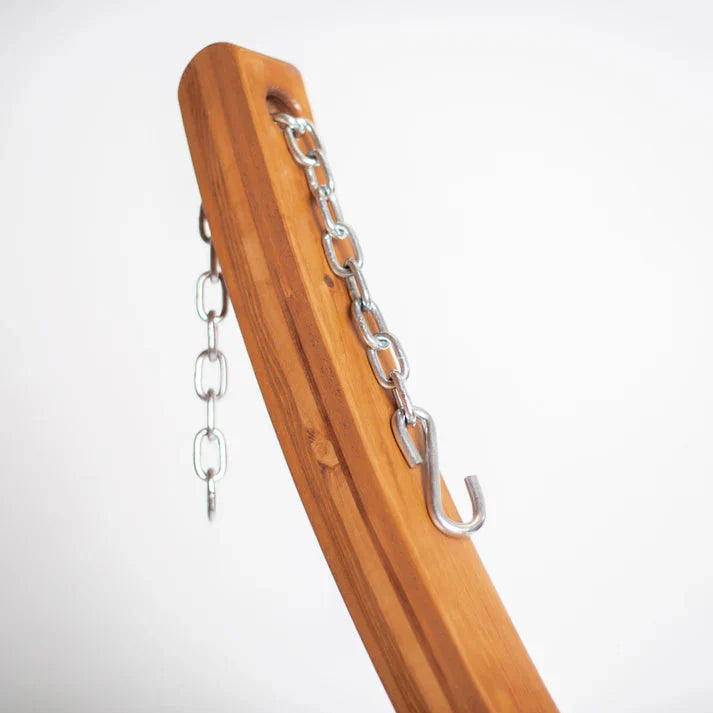 La Siesta Maera Support en bois eucalyptus pour hamacs doubles