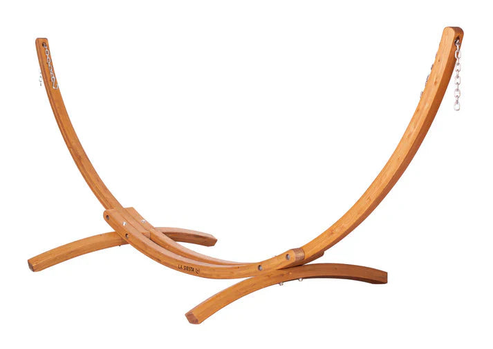 La Siesta Maera Support en bois eucalyptus pour hamacs simples