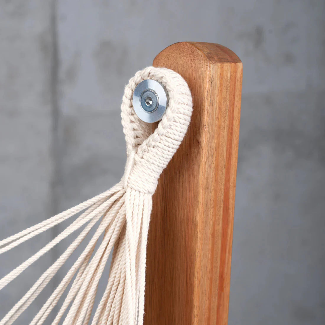 La Siesta Udine Chaise Hamac avec support en bois d'eucalyptus