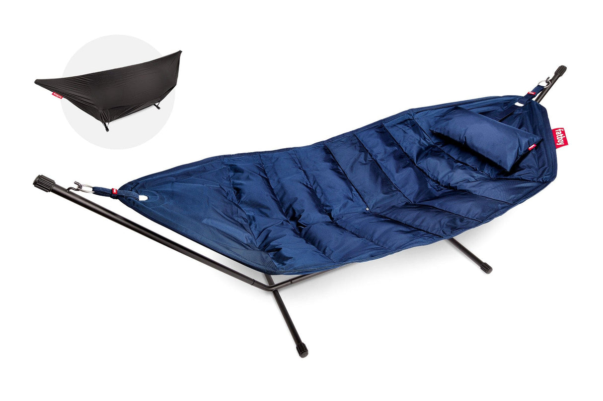 Fatboy Headdemock Deluxe Hamac Outdoor avec structure et têtière Dark blue Polyester 
