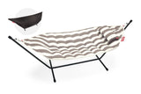 Fatboy Headdemock Superb Deluxe Hamac Outdoor avec structure et têtière Stripe Cacao 