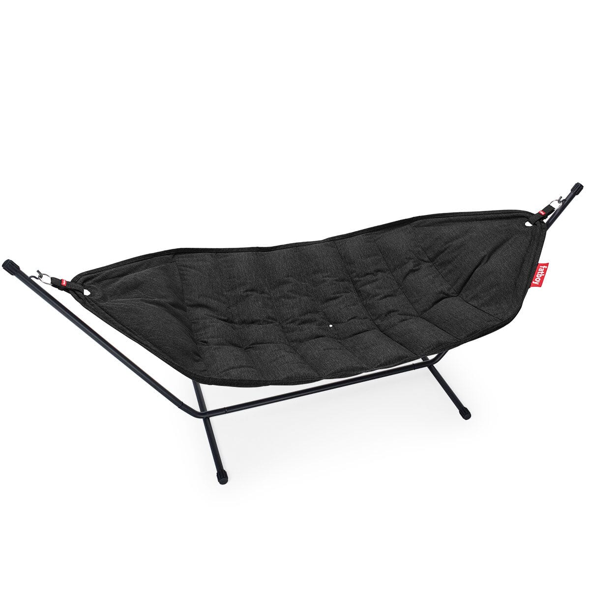 Fatboy Headdemock Superb Hamac Outdoor avec structure noire Thunder grey - Olefin 