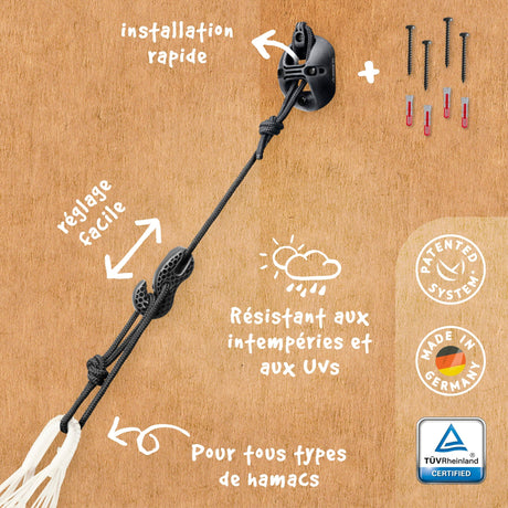 La Siesta CasaMount Kit de fixation pour hamacs 