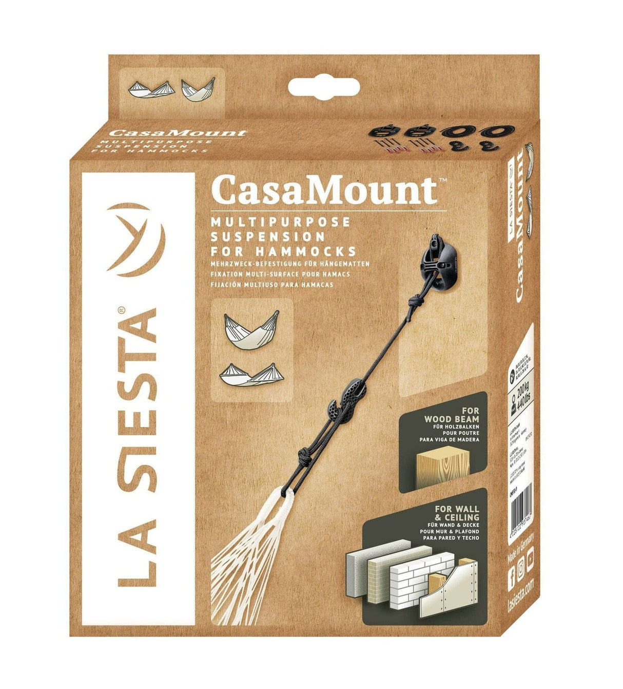 La Siesta CasaMount Kit de fixation pour hamacs 