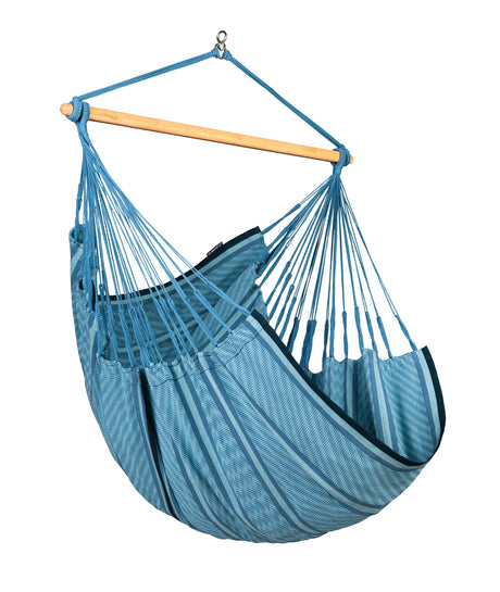 La Siesta Chaise Hamac Habana Comfort 115cm Indoor Blue Zebra 