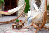 La Siesta Maera Support en bois eucalyptus pour hamacs doubles 