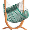 La Siesta Udine Organic Chaise Hamac 115cm avec support en bois d'eucalyptus Indoor Agave 
